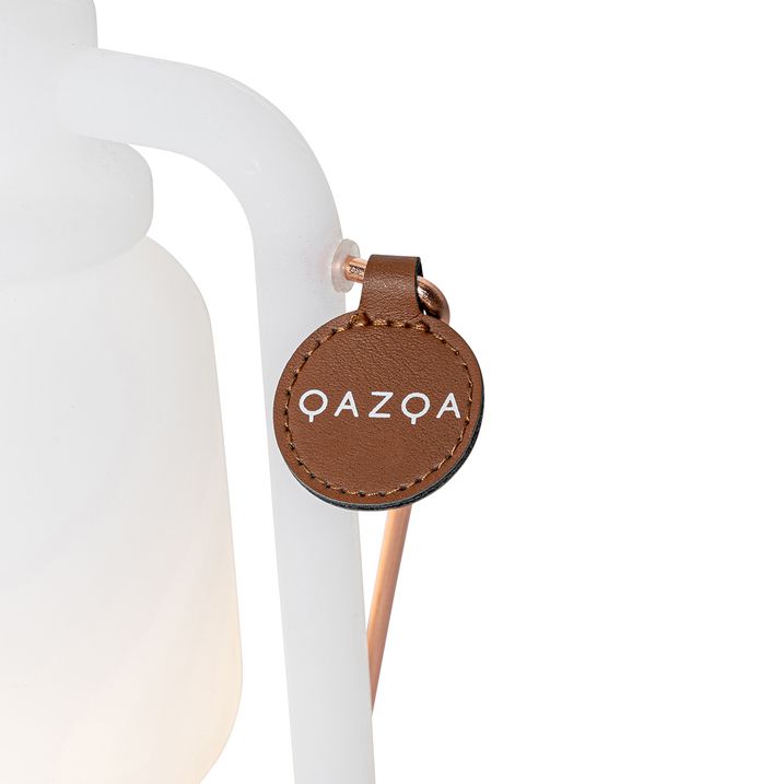 Qazqa Tafellamp Wit Oplaadbaar 22 Cm IP44 - Storm Mini