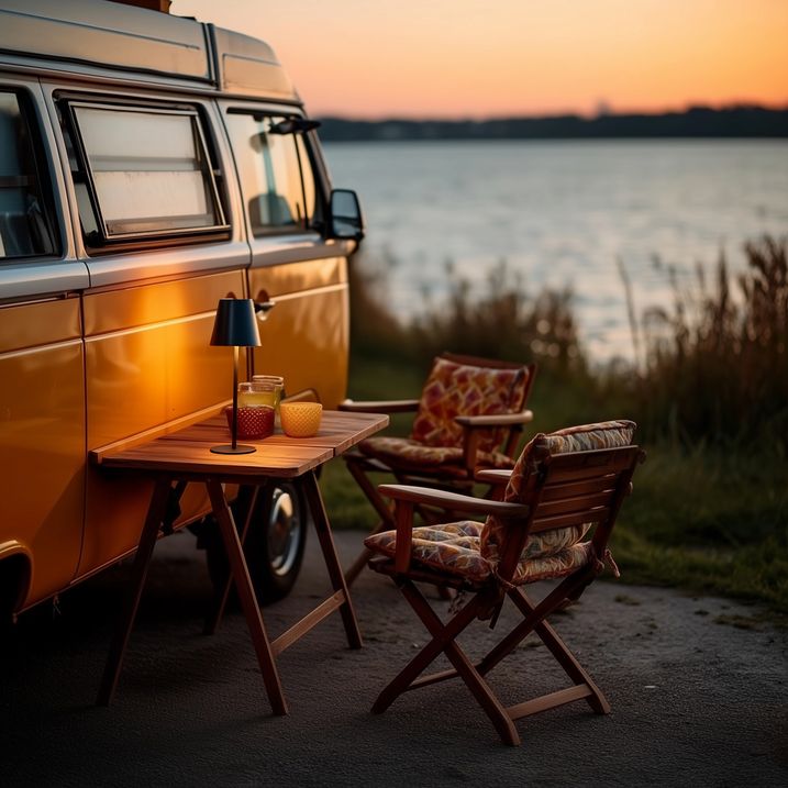 qazqa Tafellamp zwart incl. LED dimbaar en oplaadbaar IP54 - Murdock