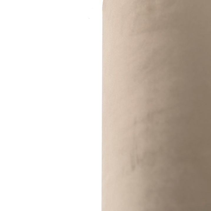 Qazqa Velours Lampenkap Taupe 40/40/40 Met Gouden Binnenkant