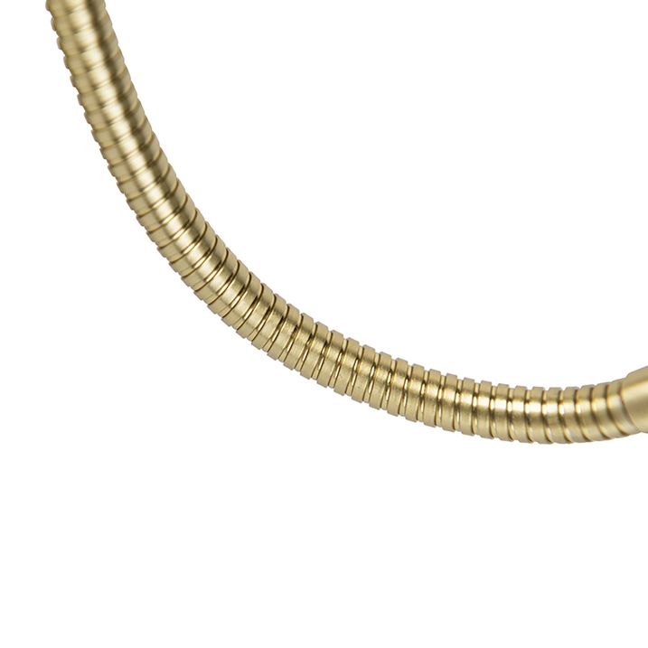 Qazqa Wandlamp Messing Met Ovale Velours Kap Groen 25cm - Brescia Combi