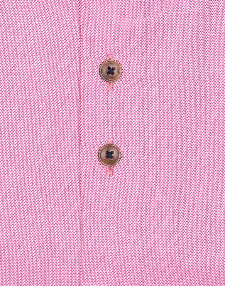 R2 Amsterdam Extra Lange Mouwen. Fushia Oxford Katoenen Overhemd