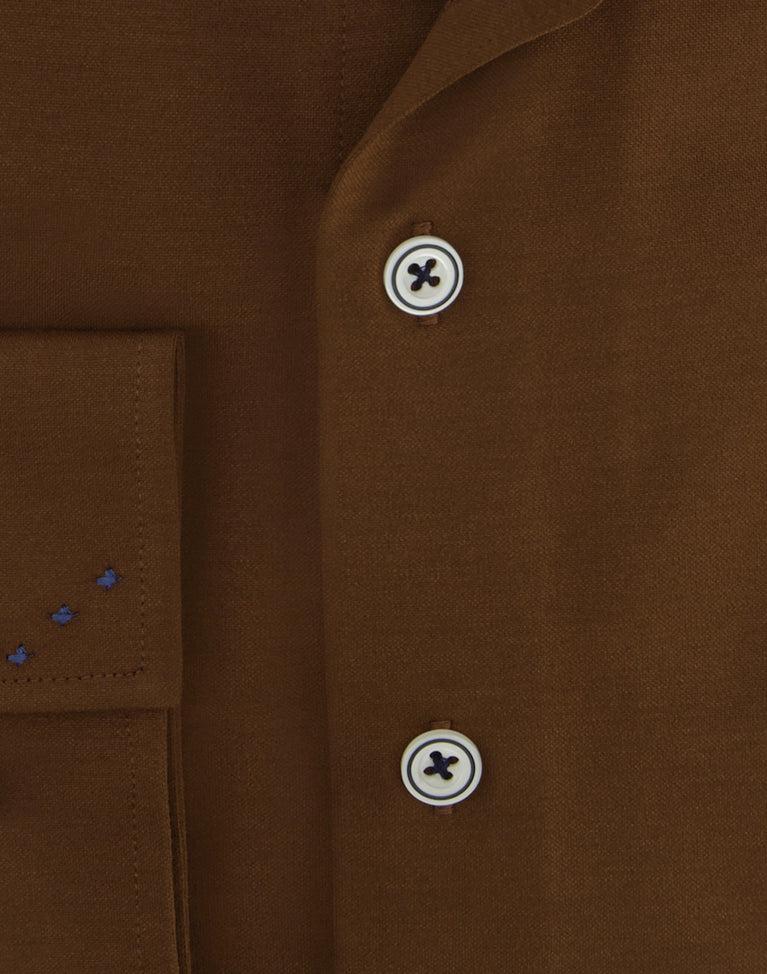 R2 Amsterdam Extra Lange Mouwen. Technical Knitted Overhemd