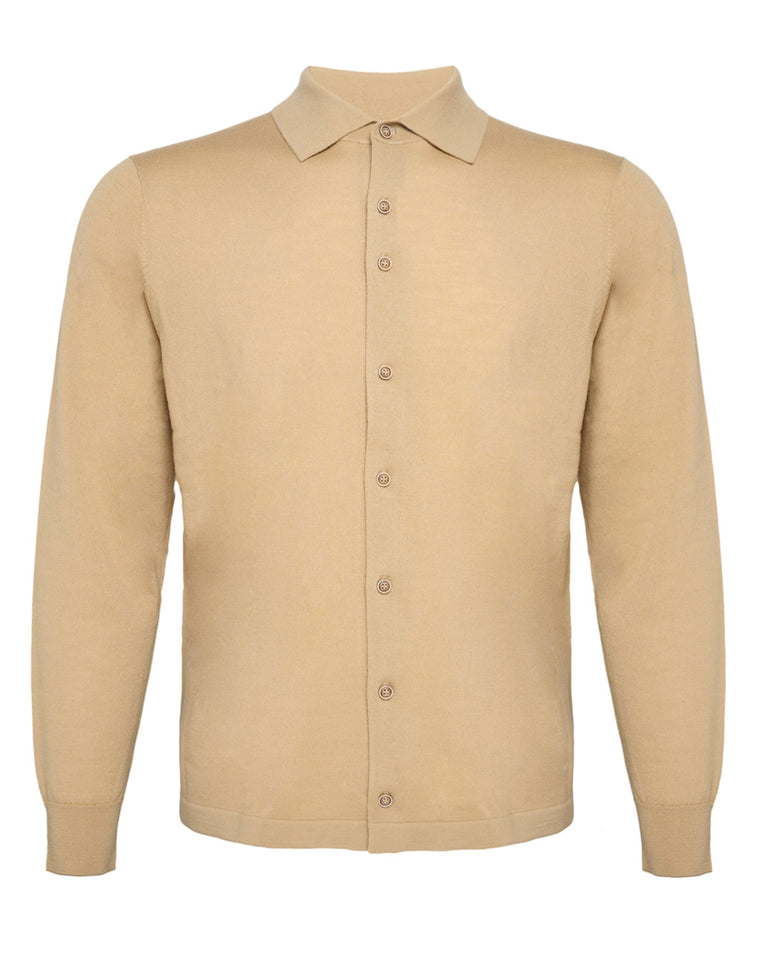 r2 amsterdam 100% Merino wol gebreid shirt