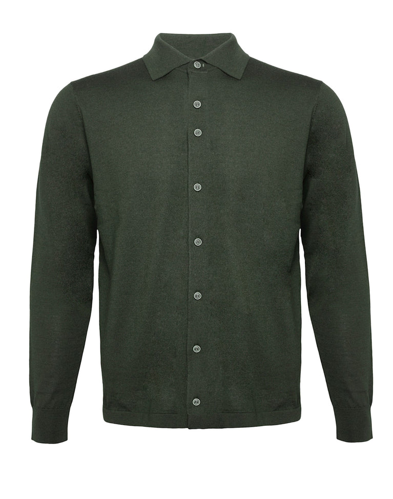 r2 amsterdam 100% Merino wol gebreid shirt