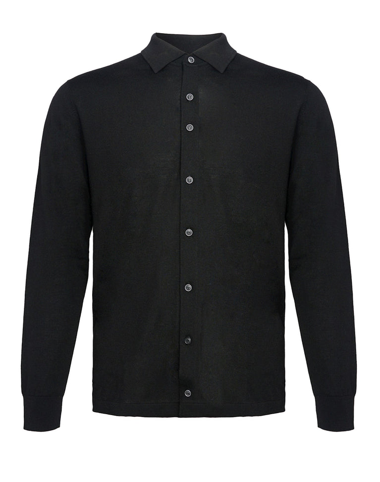 r2 amsterdam 100% Merino wol gebreid shirt