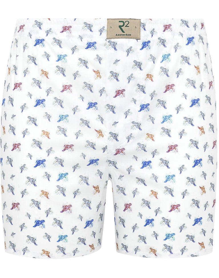 r2 amsterdam Boxershort met schildpadprint