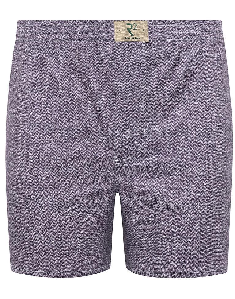r2 amsterdam Boxershort met visgraatmotief