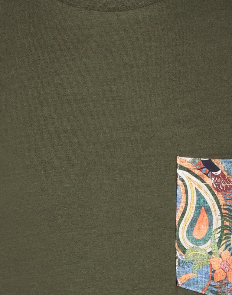 R2 Amsterdam Donkergroen T-shirt