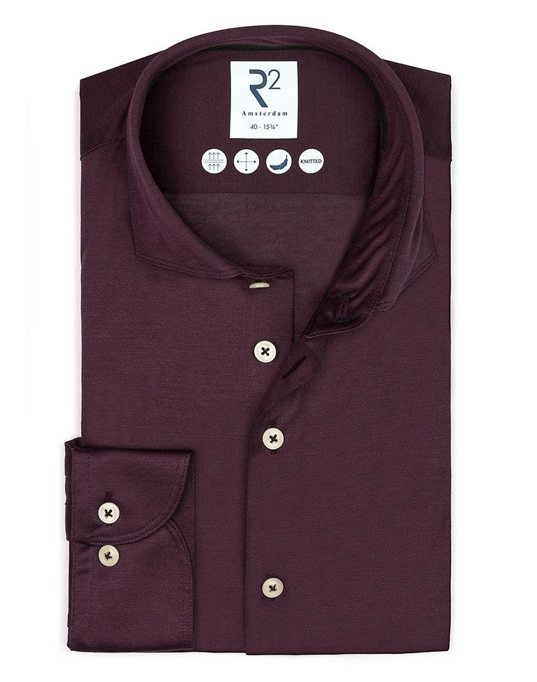 r2 amsterdam Filoscozia katoenen jersey overhemd