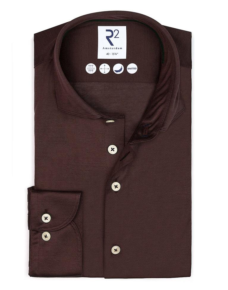 r2 amsterdam Filoscozia katoenen jersey overhemd