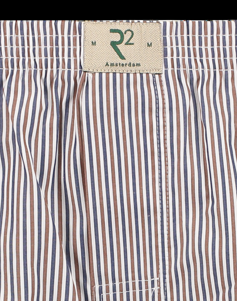 R2 Amsterdam Gestreepte Katoenen Boxershort