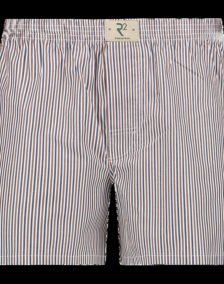 R2 Amsterdam Gestreepte Katoenen Boxershort