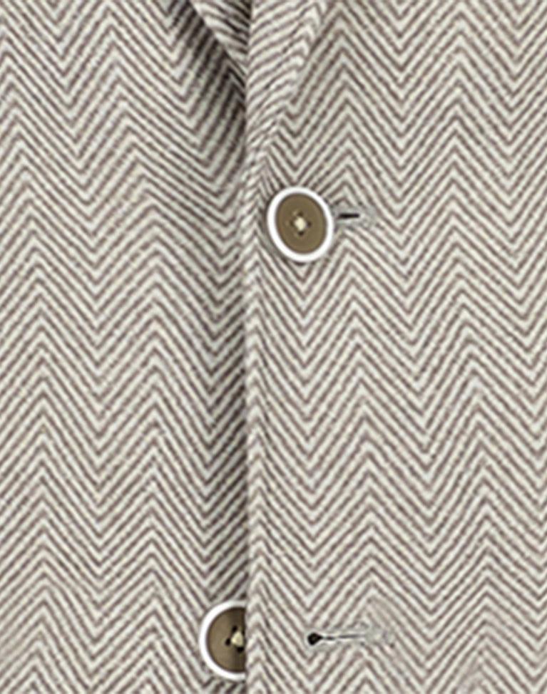 R2 Amsterdam Jersey Jacket Met Visgraatprint