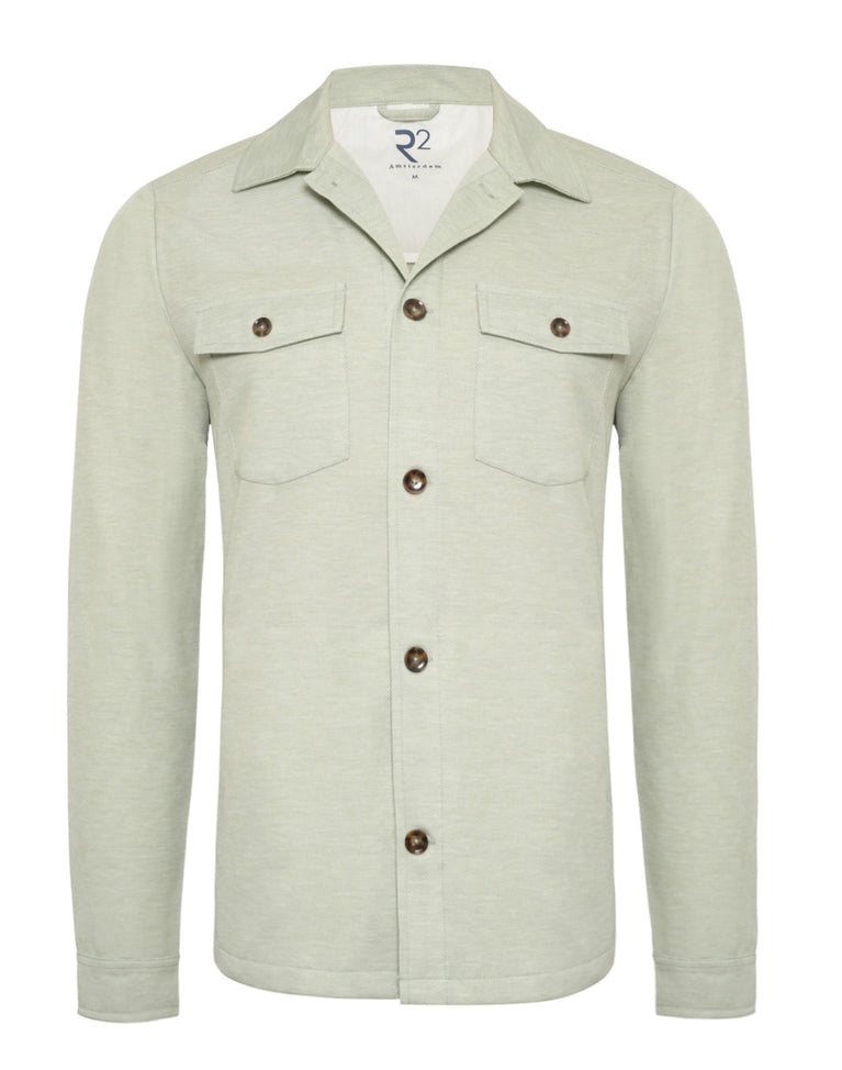 r2 amsterdam Jersey stretch overshirt