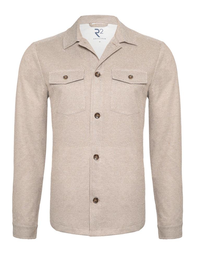r2 amsterdam Jersey stretch overshirt
