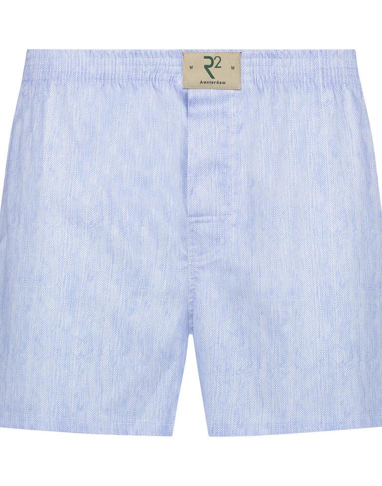 R2 Amsterdam Lichtblauwe Katoenen Boxershort