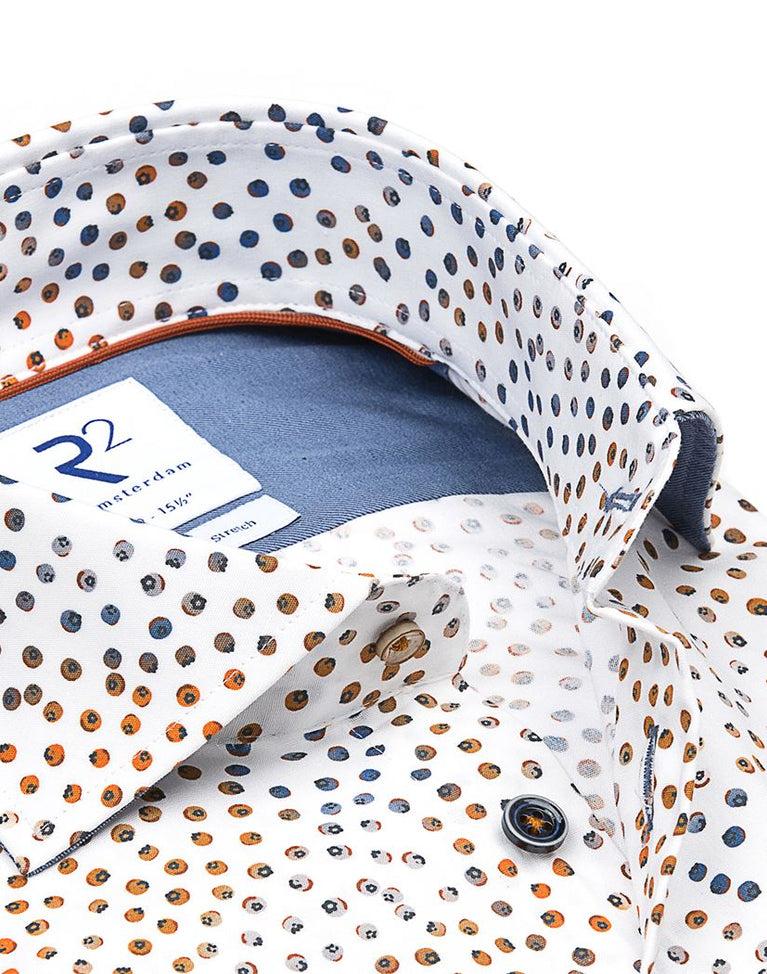 R2 Amsterdam Multicolour Fruitprint Overhemd