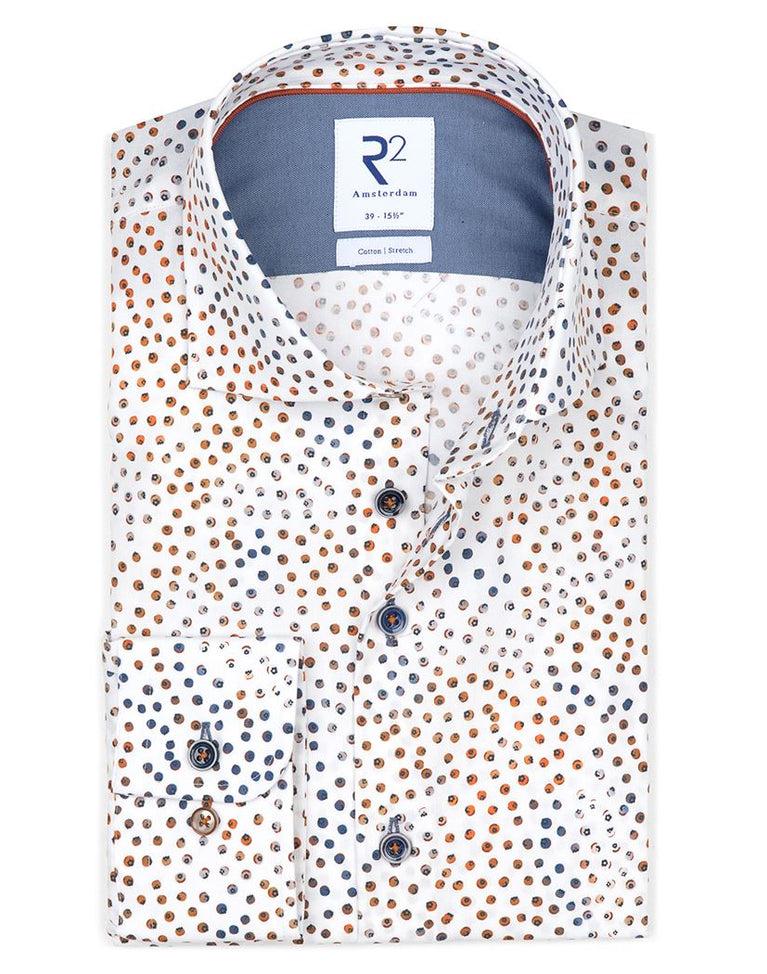 r2 amsterdam Multicolour fruitprint overhemd