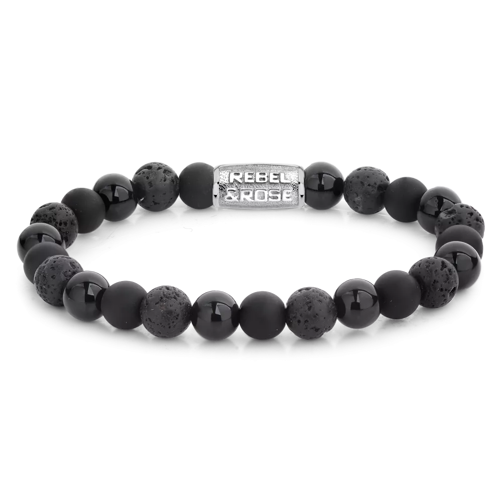 rebel & rose Black Rocks - 8mm