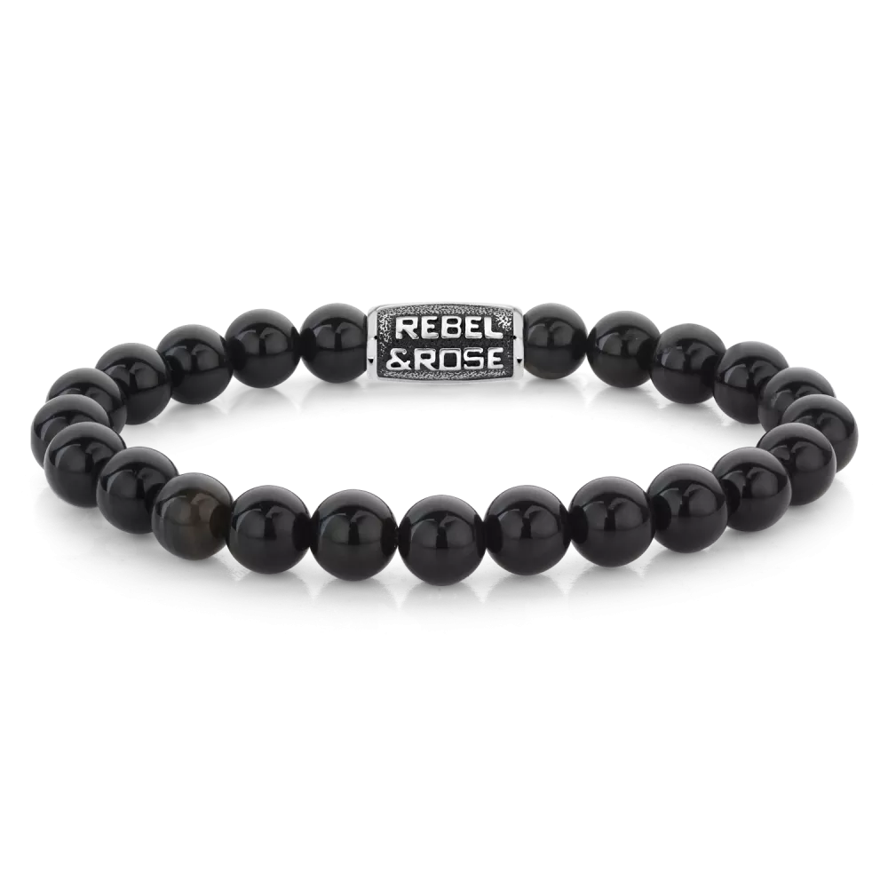 rebel & rose Black Velvet Vintage - 8mm