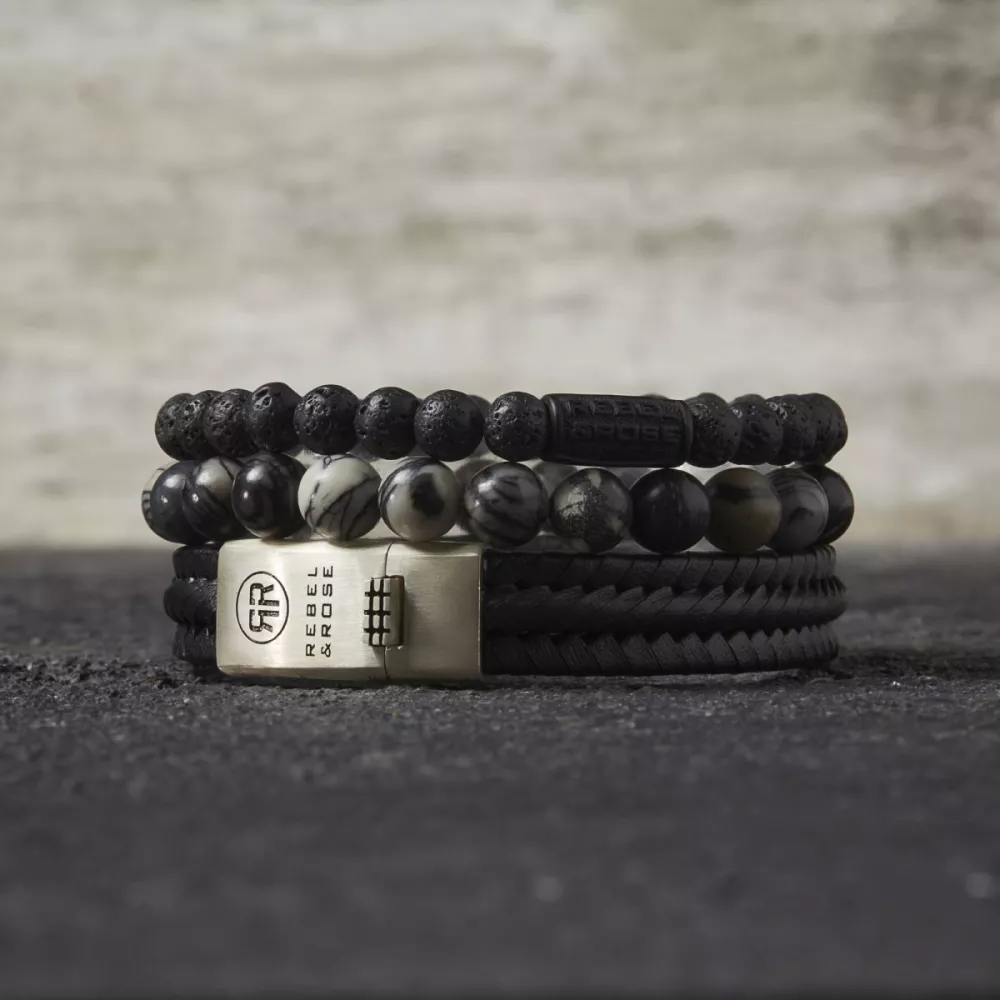 Rebel & Rose Black Wolf - 8mm