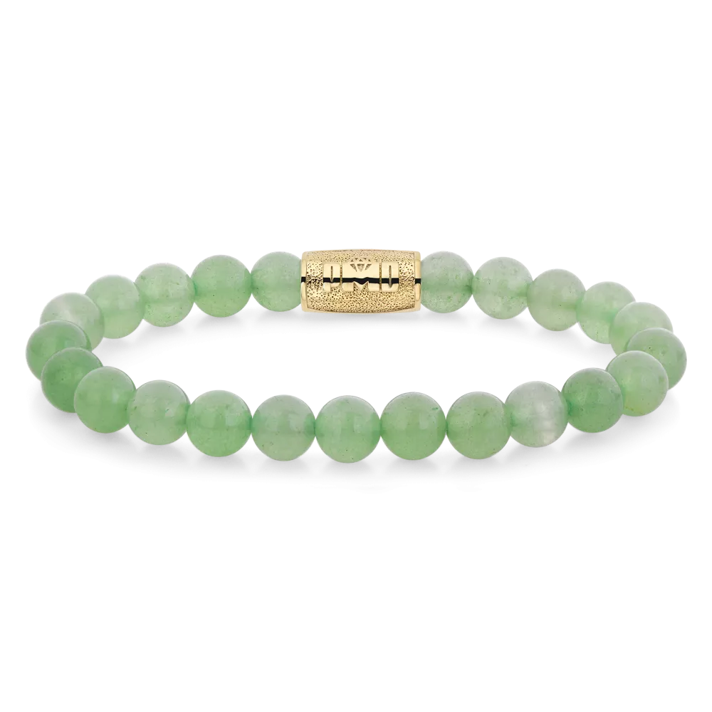 Rebel & Rose Bottle Green PMD Yellowgold - 8mm - Po