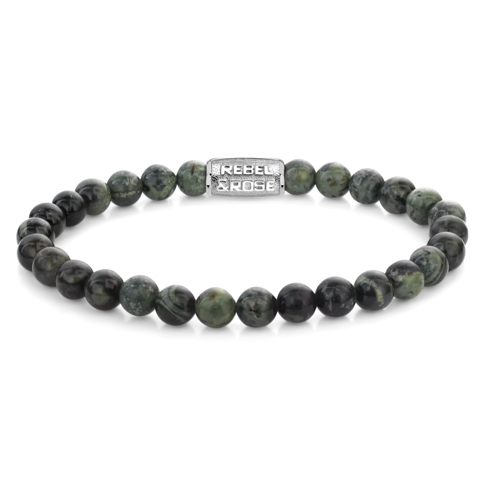 rebel & rose Green Rocks - 6mm