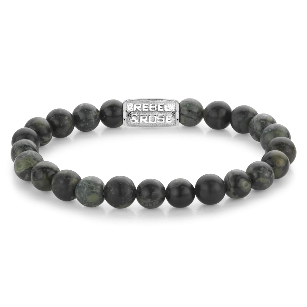 rebel & rose Green Rocks - 8mm