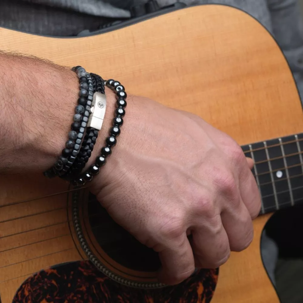 Rebel & Rose Grey Silver Shine DV - 8mm