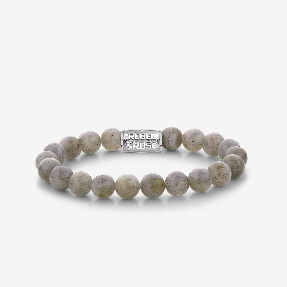 rebel & rose Labradorite Shield - 8mm