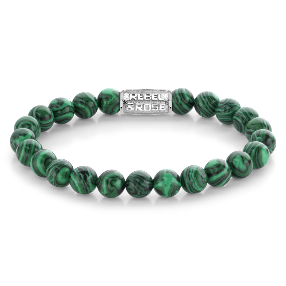 rebel & rose Malachite Green - 8mm