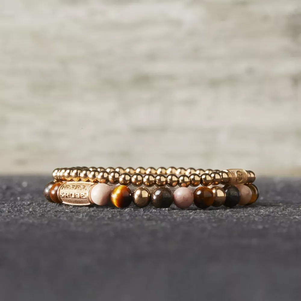 Rebel & Rose Rosegold Rocks - 4mm