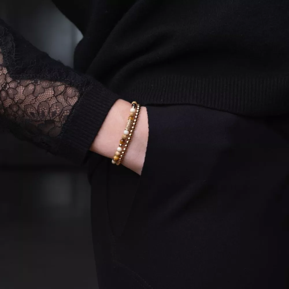 Rebel & Rose Rosegold Rocks - 4mm