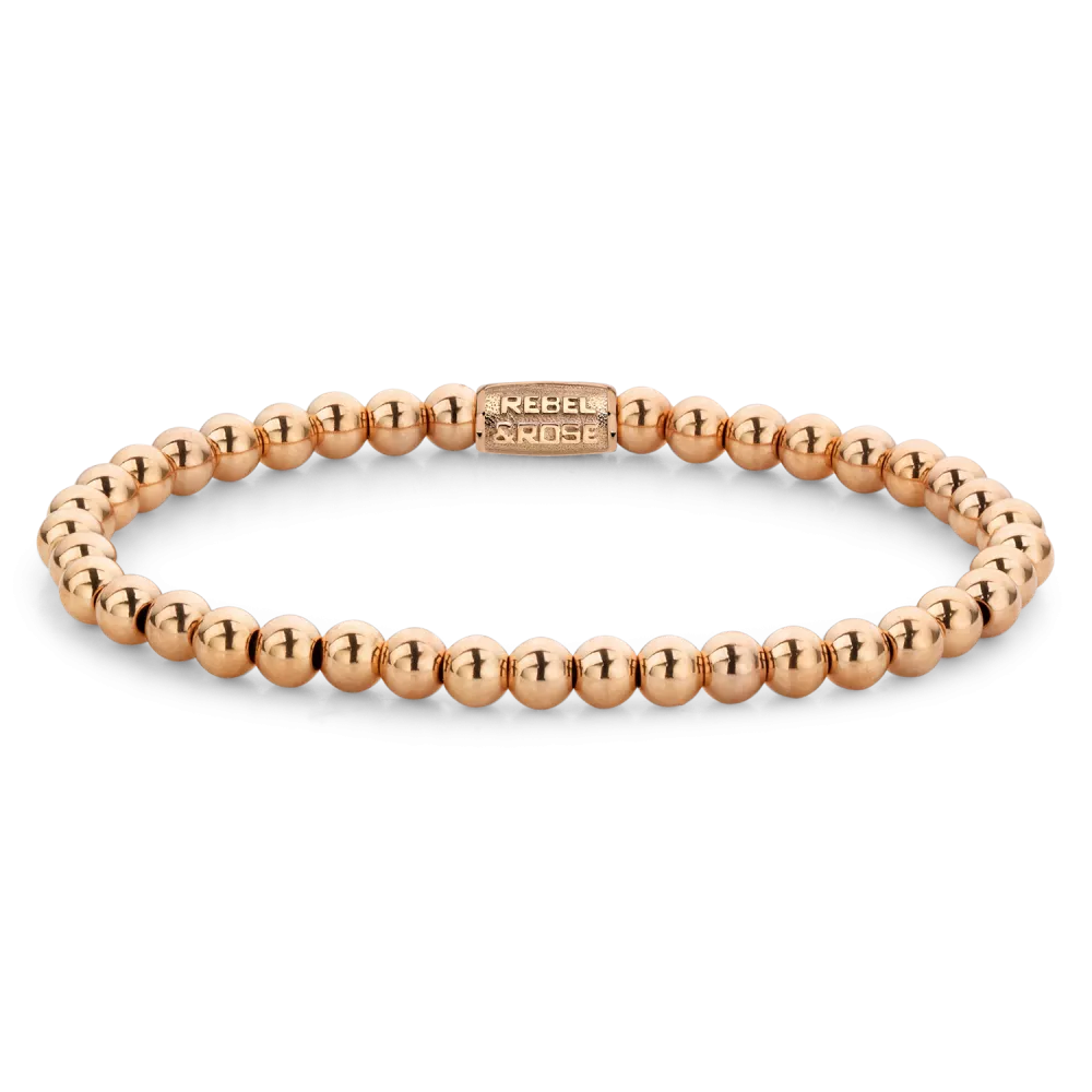 rebel & rose Rosegold Rocks - 4mm