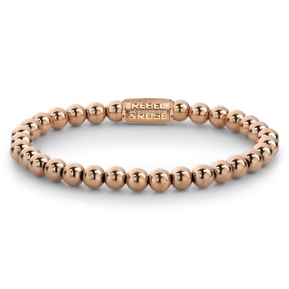 rebel & rose Rosegold Rocks - 6mm