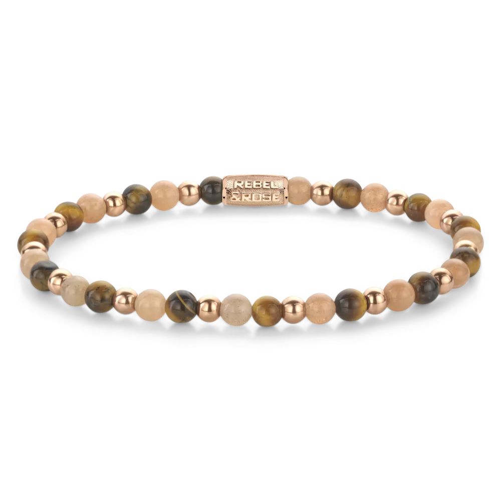 rebel & rose Sunset Beach - Rosegold ionplated - 4mm