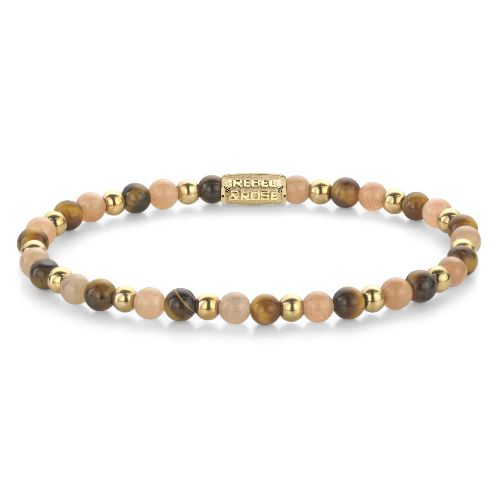 rebel & rose Sunset Beach - Yellowgold ionplated - 4mm