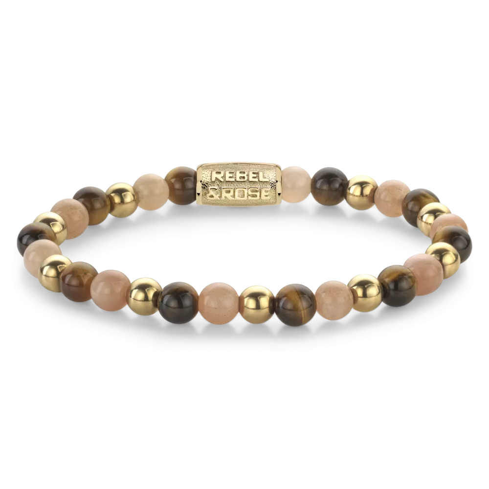 rebel & rose Sunset Beach - Yellowgold ionplated - 6mm