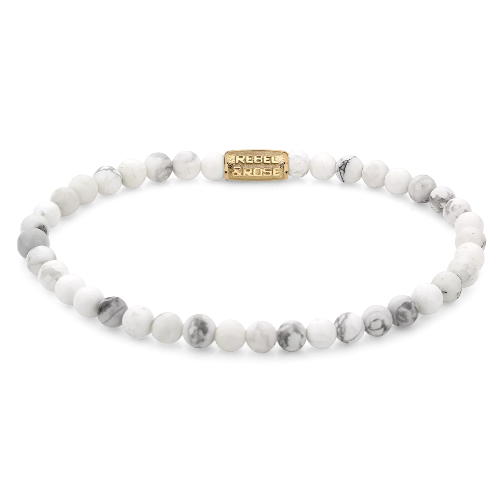 rebel & rose Virgin White Yellowgold - 4mm