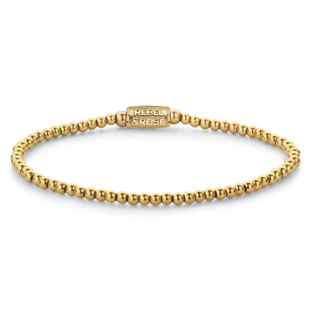 rebel & rose Yellowgold Rocks - 3mm