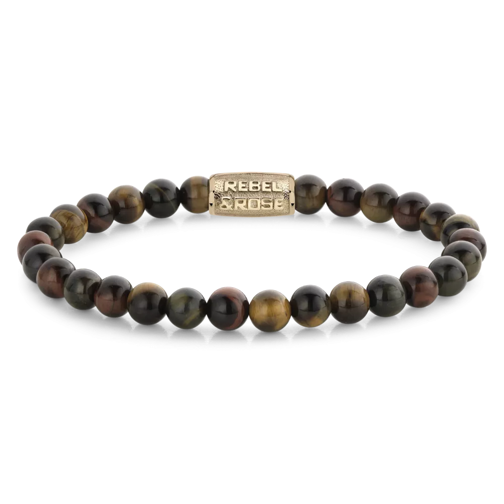 rebel & rose Who's afraid of the Tiger Yellowgold - 6mm