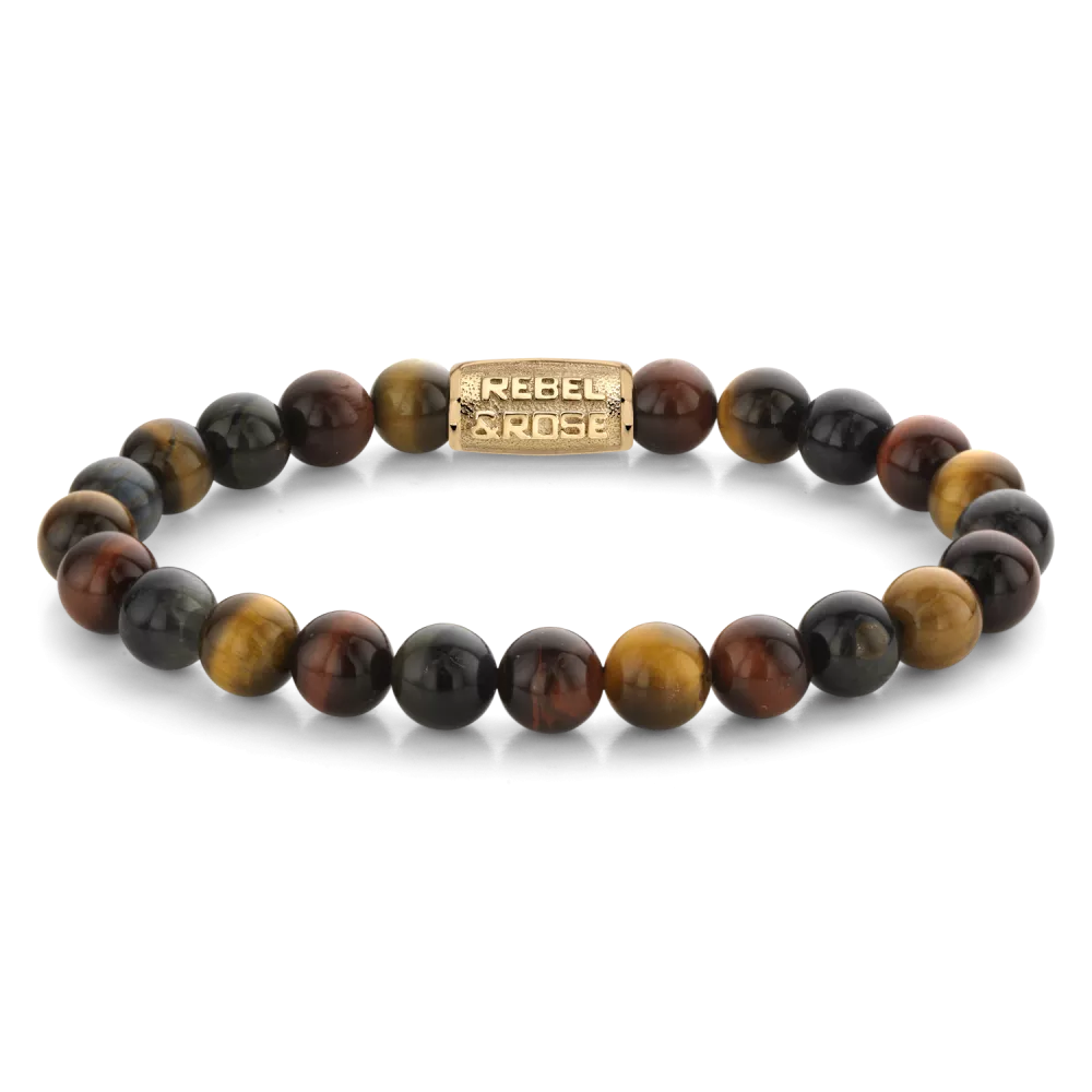 rebel & rose Who's afraid of the Tiger Yellowgold - 8mm