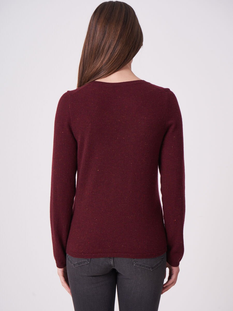 Repeat Cashmere Basic Fijngebreid Vest Met V-hals Van Biologisch Cashmere