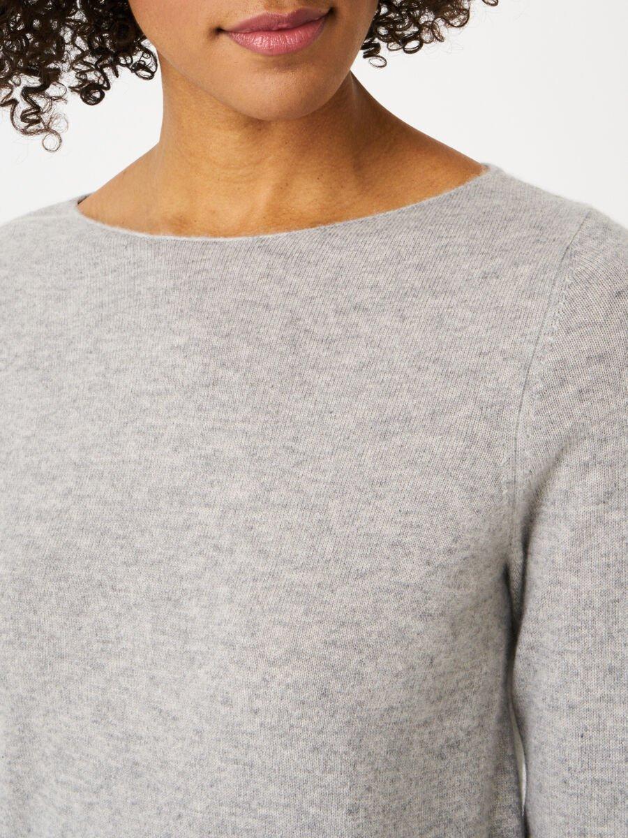 Repeat Cashmere Basic Organisch Cashmere Boothals Trui