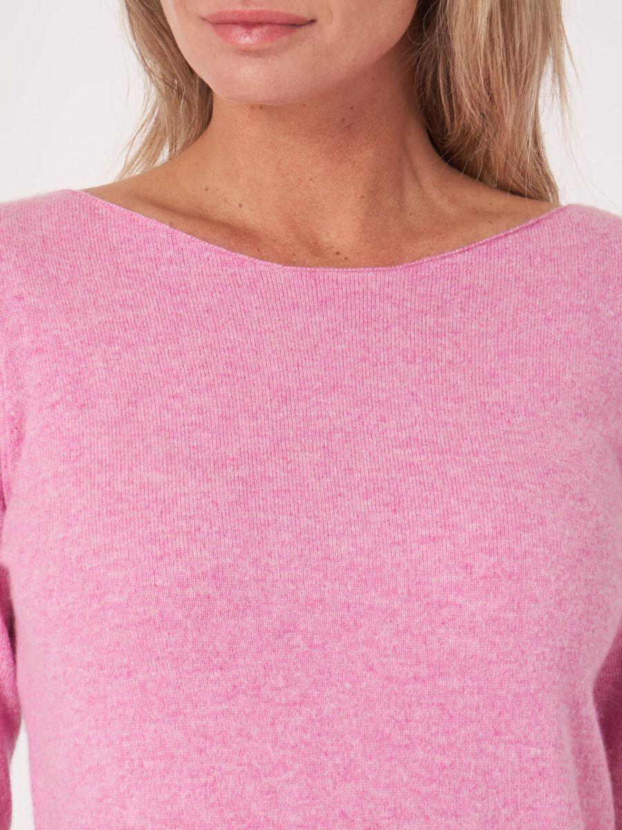 Repeat Cashmere Basic Organisch Cashmere Boothals Trui