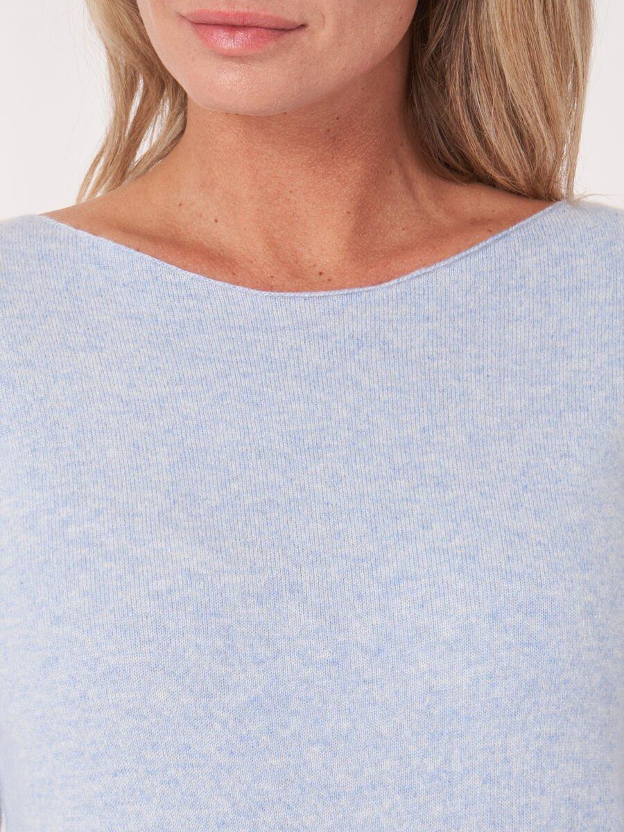 Repeat Cashmere Basic Organisch Cashmere Boothals Trui