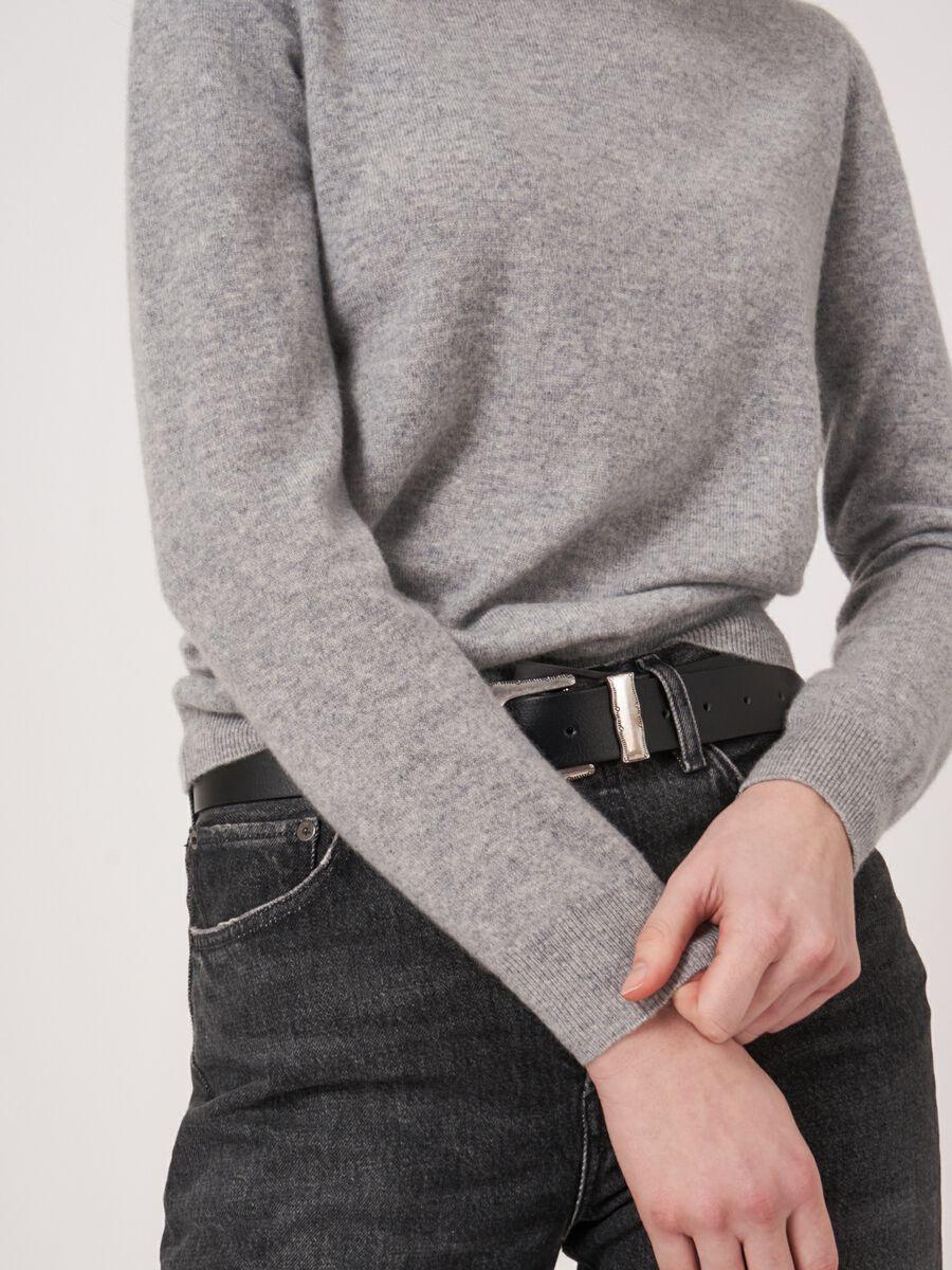 Repeat Cashmere Basic Organisch Cashmere Boothals Trui