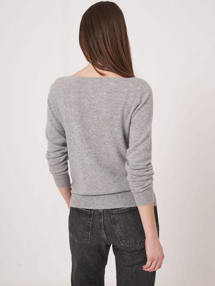 Repeat Cashmere Basic Organisch Cashmere Boothals Trui