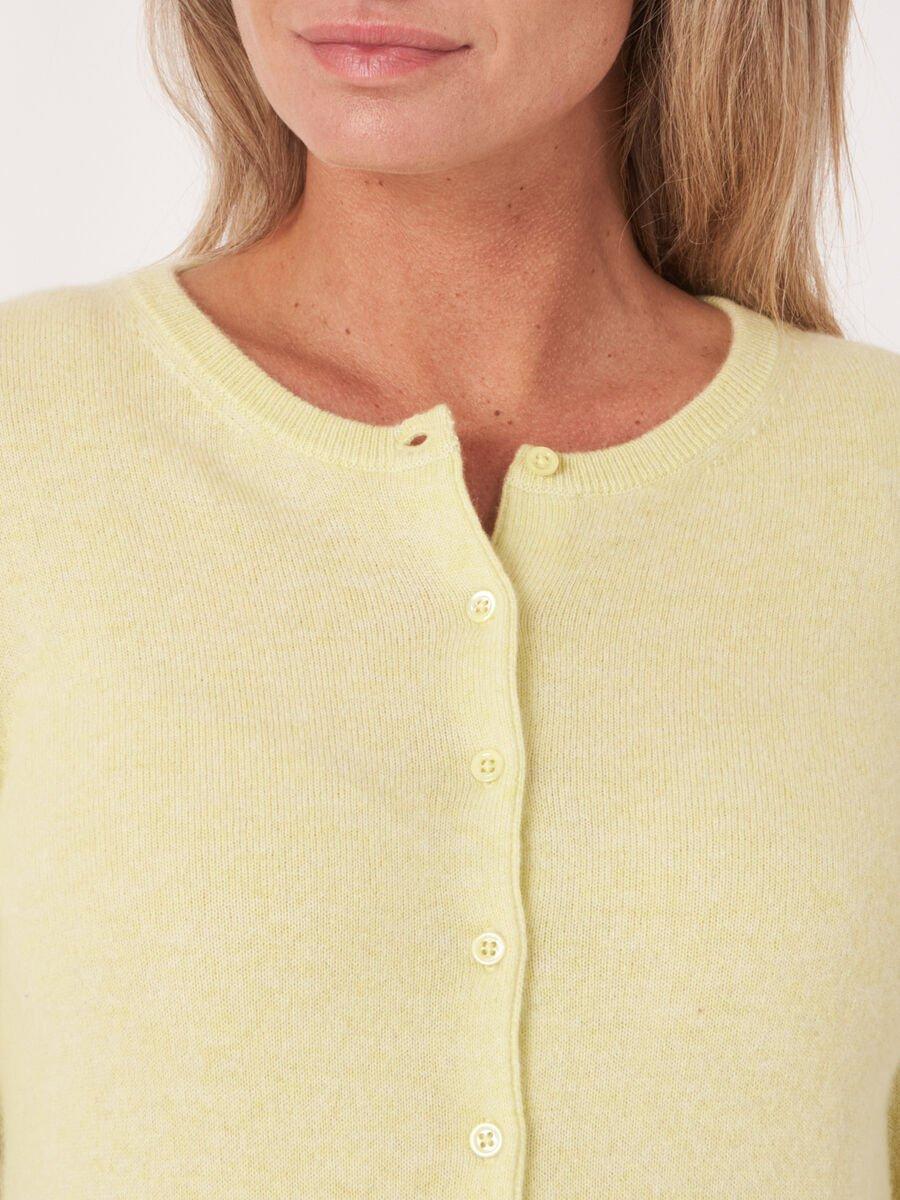 Repeat Cashmere Basic Organisch Cashmere Vest Met Ronde Hals