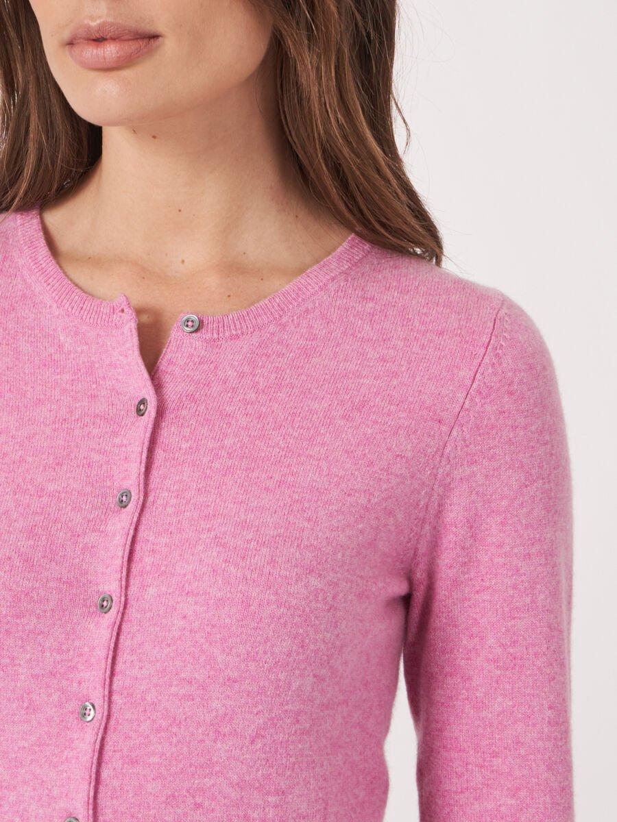 Repeat Cashmere Basic Organisch Cashmere Vest Met Ronde Hals